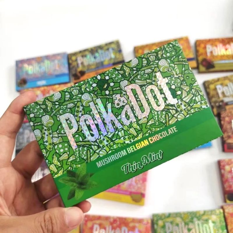 PolkaDot Chocolate Bar Packaging Boxes | 20 Flavors